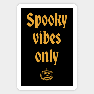 Spooky Vibes Only Magnet